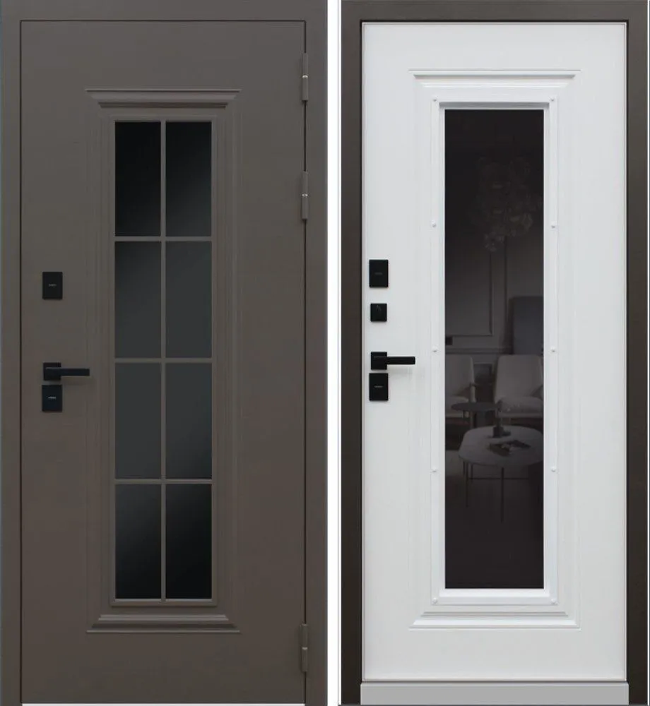 Дверь Тундра с окном Терморазрыв 3К DIS007256